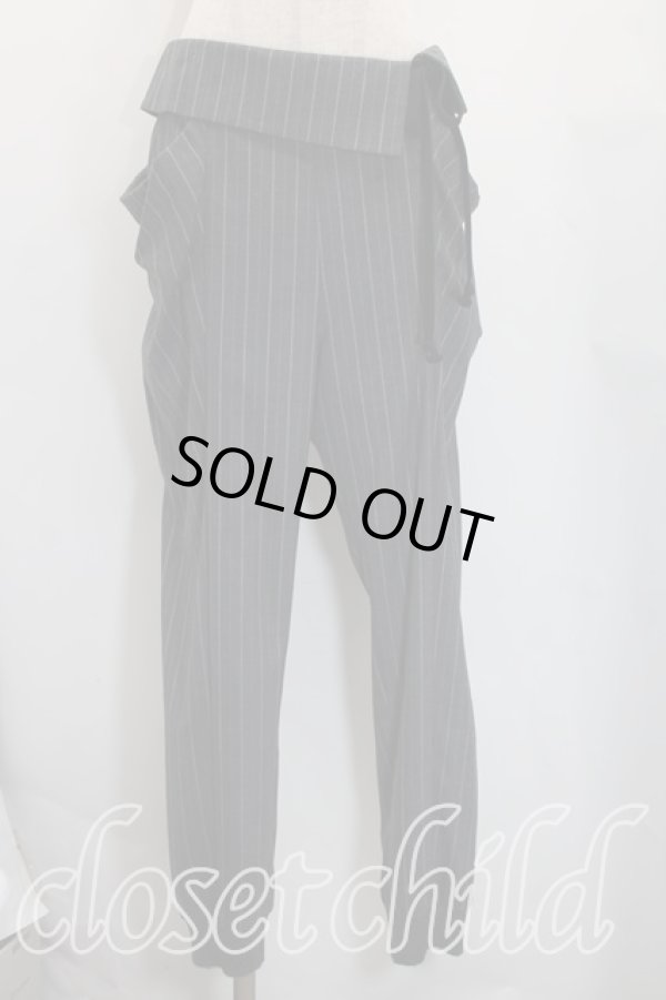 画像3: ヴィヴィアンウエストウッド 中古 / ストライプセットアップ 2（9号相当） 灰  H-26-03-01-064-su-OD-ZH (3)