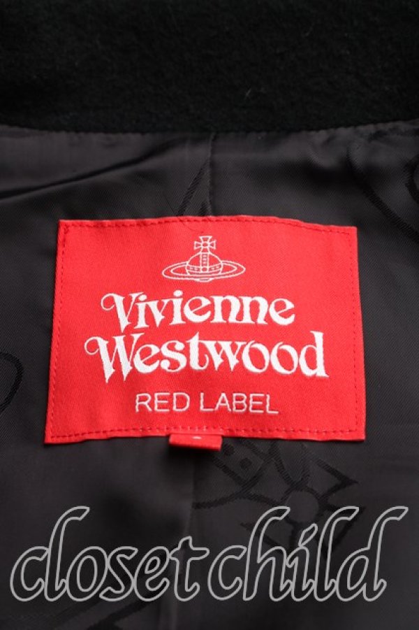 画像4: ヴィヴィアンウエストウッド 中古 / ダブルコート S 黒  H-26-03-01-065-co-OD-ZH (4)