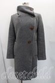 画像3: ヴィヴィアンウエストウッド 中古 / フロントアシメコート 1（7号相当） 灰  H-26-03-01-066-co-OD-ZH (3)