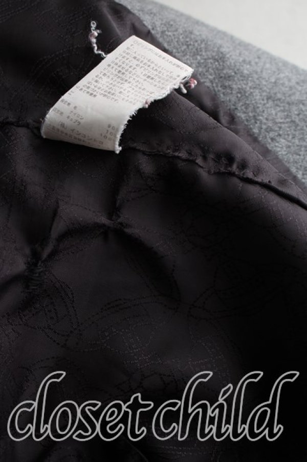 画像7: ヴィヴィアンウエストウッド 中古 / フロントアシメコート 1（7号相当） 灰  H-26-03-01-066-co-OD-ZH (7)