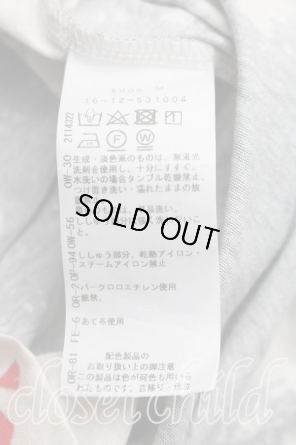 画像4: ヴィヴィアンウエストウッド 中古 / ラビッシュ柄カットソーワンピ 00（ワンサイズ） 赤ｘベージュ  H-26-03-01-007-op-OD-ZH (4)