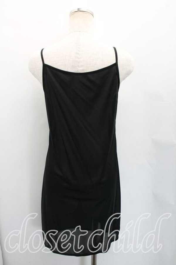 画像4: ヴィヴィアンウエストウッド 中古 / シースルーチェックワンピース 2（9号相当） 黒  H-26-03-01-010-op-OD-ZH (4)