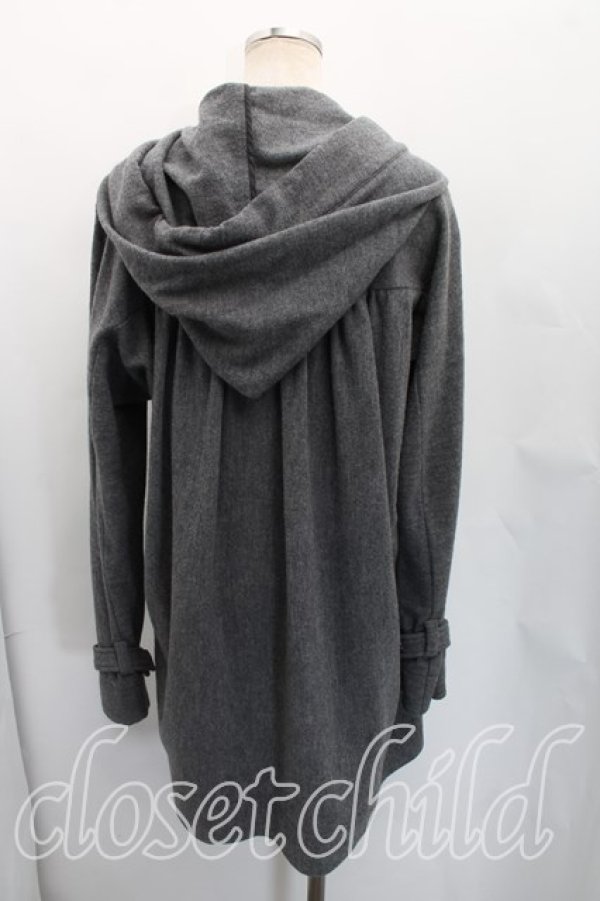 画像2: ヴィヴィアンウエストウッド 中古 / ウールフーディケープ 1 グレー  H-26-03-01-011-co-SZ-ZH (2)