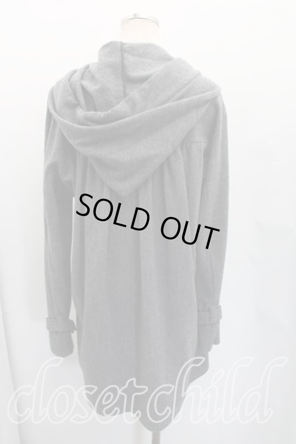 画像2: ヴィヴィアンウエストウッド 中古 / ウールフーディケープ 1 グレー  H-26-03-01-011-co-SZ-ZH (2)