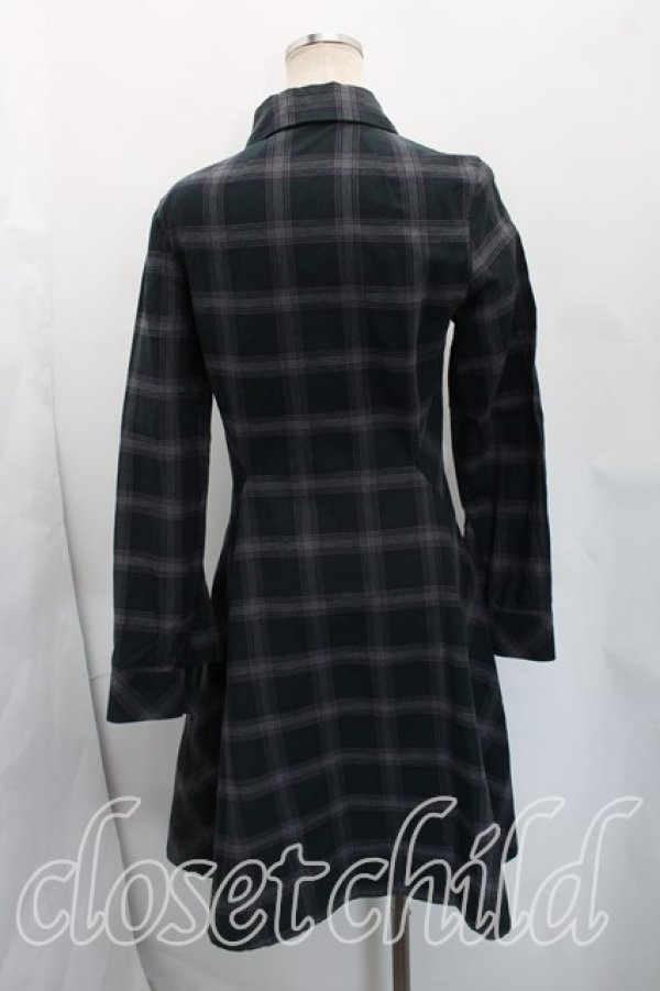 画像2: ヴィヴィアンウエストウッド 中古 / タータンチェックワンピース 2 グリーン  H-26-03-01-002-op-SZ-ZH (2)