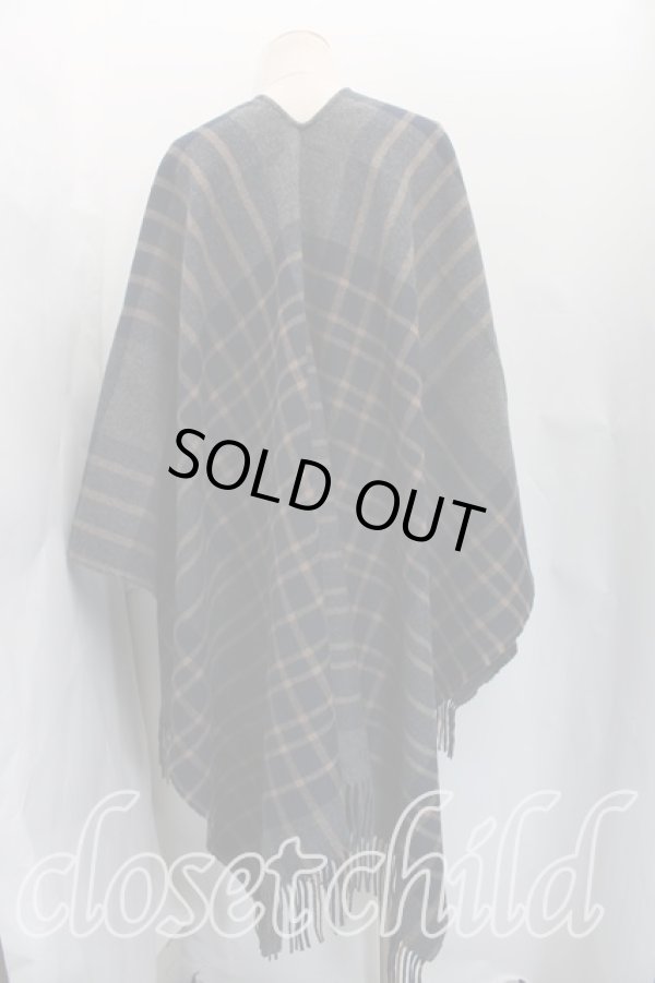画像2: ヴィヴィアンウエストウッド MAN 中古 / FRINGE FLIP CAPE FREE 灰  H-26-03-01-014-co-OD-ZH (2)