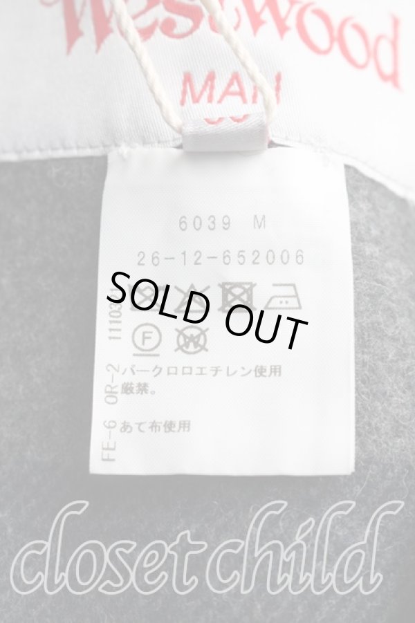 画像4: ヴィヴィアンウエストウッド MAN 中古 / FRINGE FLIP CAPE FREE 灰  H-26-03-01-014-co-OD-ZH (4)