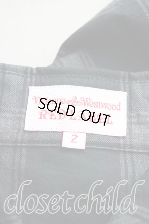 画像3: ヴィヴィアンウエストウッド 中古 / タータンチェックワンピース 2 グリーン  H-26-03-01-002-op-SZ-ZH (3)