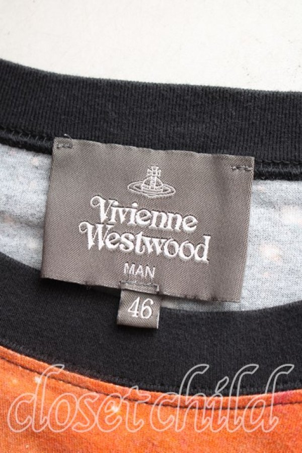 画像3: ヴィヴィアンウエストウッド MAN 中古 / ギャラクシーリラックスTシャツ 46（メンズM相当） マルチ  H-26-03-01-018-ts-OD-ZH (3)
