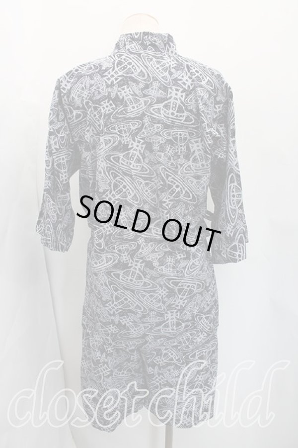 画像2: ヴィヴィアンウエストウッド MAN 中古 / 甚兵衛 FREE 紺  H-26-03-08-027-su-OD-ZH (2)