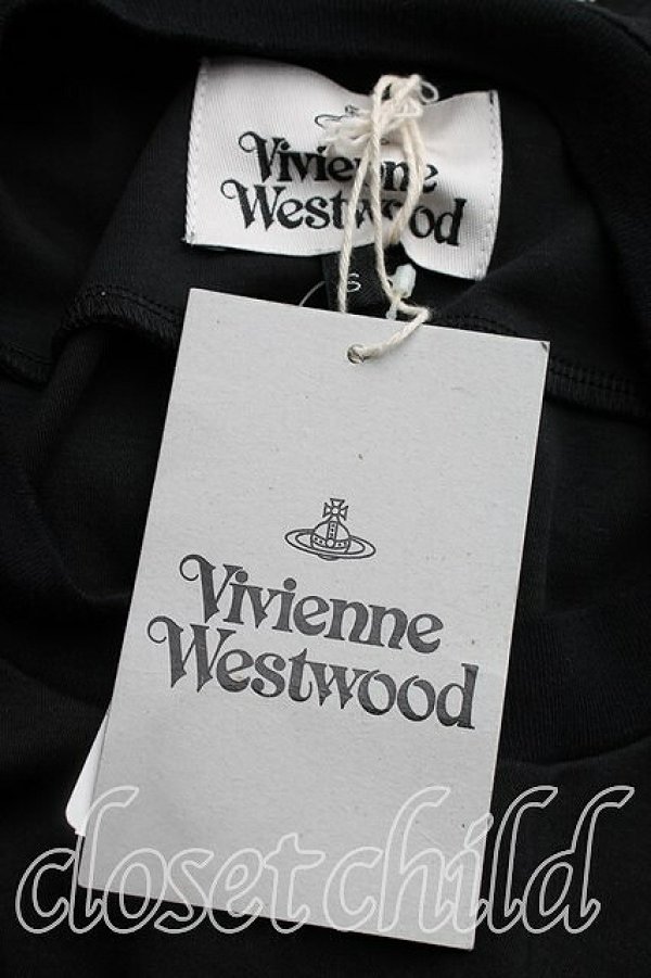 画像4: ヴィヴィアンウエストウッド 中古 / コルセットシャツ S 黒  H-26-03-08-029-to-OD-ZH (4)
