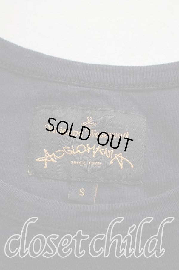画像3: ヴィヴィアンウエストウッド 中古 / BOTTLE　TEE EMBOSSED ORBTシャツ S 黒  H-26-03-08-033-ts-OD-ZH (3)