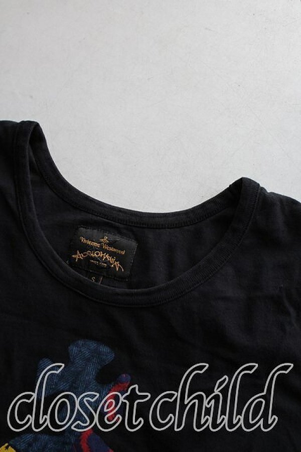 画像5: ヴィヴィアンウエストウッド 中古 / BOTTLE　TEE EMBOSSED ORBTシャツ S 黒  H-26-03-08-033-ts-OD-ZH (5)