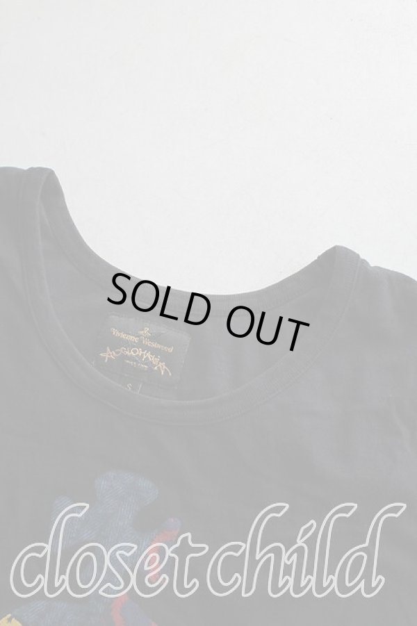 画像5: ヴィヴィアンウエストウッド 中古 / BOTTLE　TEE EMBOSSED ORBTシャツ S 黒  H-26-03-08-033-ts-OD-ZH (5)