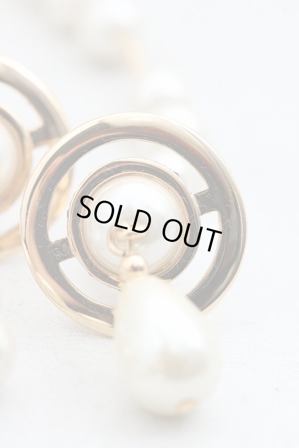 画像3: ヴィヴィアンウエストウッド 中古 / 【復刻】ブロークンパールピアス  ゴールド  H-26-03-08-003-er-OD-ZH (3)