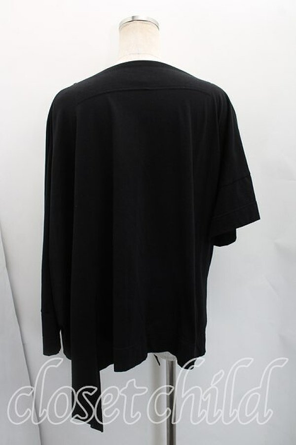 画像2: ヴィヴィアンウエストウッド 中古 / レクタングルブロッキングカットソー 00（ワンサイズ） 黒  H-26-03-08-035-to-OD-ZH (2)