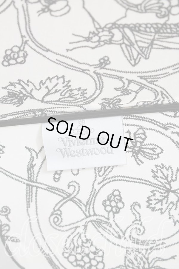 画像2: ヴィヴィアンウエストウッド 中古 / インセクト柄日傘  白  H-26-03-08-037-gd-OD-ZH (2)