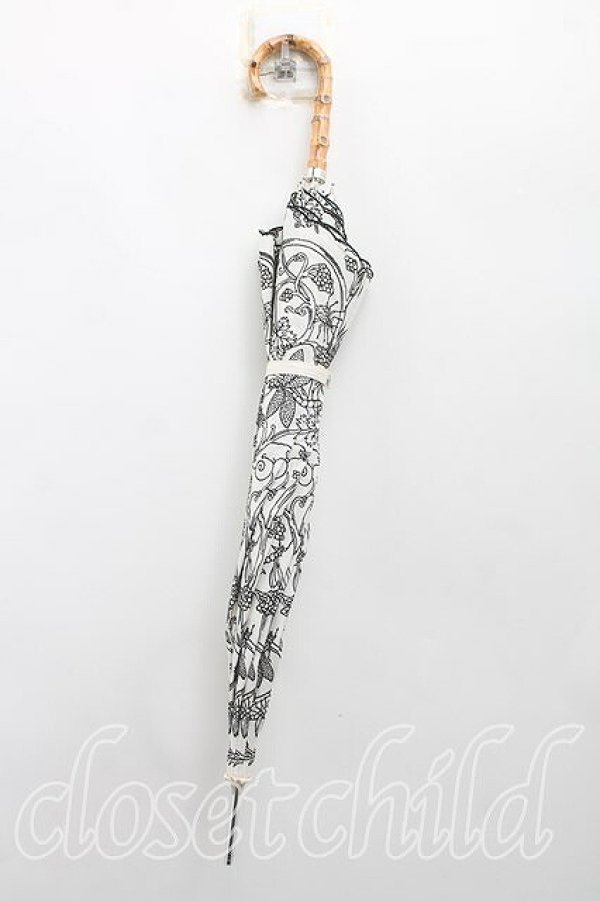 画像4: ヴィヴィアンウエストウッド 中古 / インセクト柄日傘  白  H-26-03-08-037-gd-OD-ZH (4)