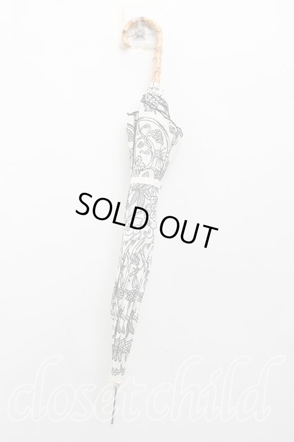 画像4: ヴィヴィアンウエストウッド 中古 / インセクト柄日傘  白  H-26-03-08-037-gd-OD-ZH (4)