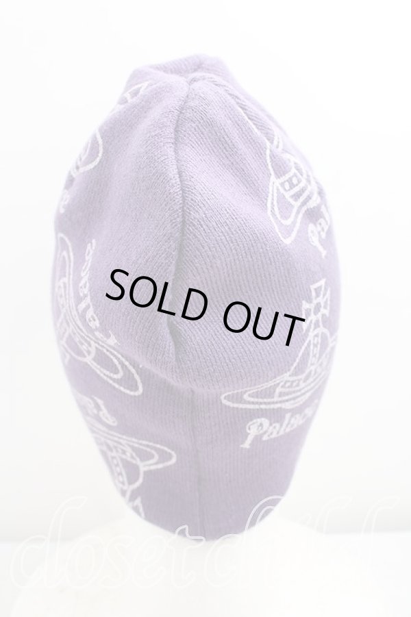 画像3: ヴィヴィアンウエストウッド 中古 / Palace x ヴィヴィアンウエストウッドビーニー  紫  H-26-03-08-038-bl-OD-ZH (3)