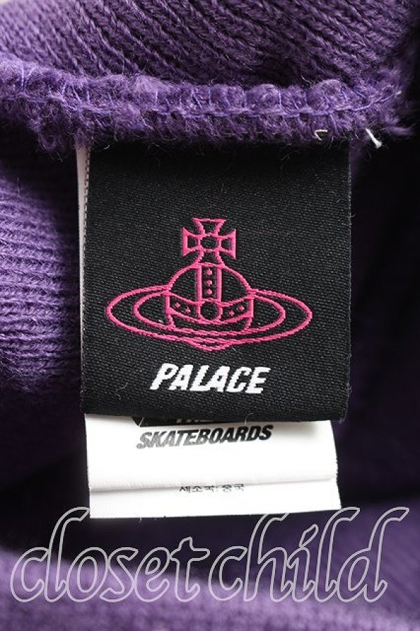 画像4: ヴィヴィアンウエストウッド 中古 / Palace x ヴィヴィアンウエストウッドビーニー  紫  H-26-03-08-038-bl-OD-ZH (4)
