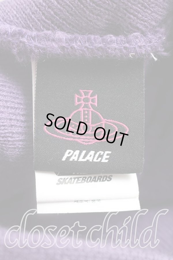 画像4: ヴィヴィアンウエストウッド 中古 / Palace x ヴィヴィアンウエストウッドビーニー  紫  H-26-03-08-038-bl-OD-ZH (4)