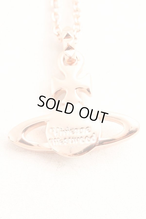 画像2: ヴィヴィアンウエストウッド 中古 / メイフェアバスレリーフネックレス  ピンクゴールド  H-26-03-08-005-nl-OD-ZH (2)