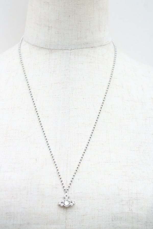 画像5: ヴィヴィアンウエストウッド 中古 / Bruce Orbネックレス  シルバー  H-26-03-08-006-nl-OD-ZH (5)