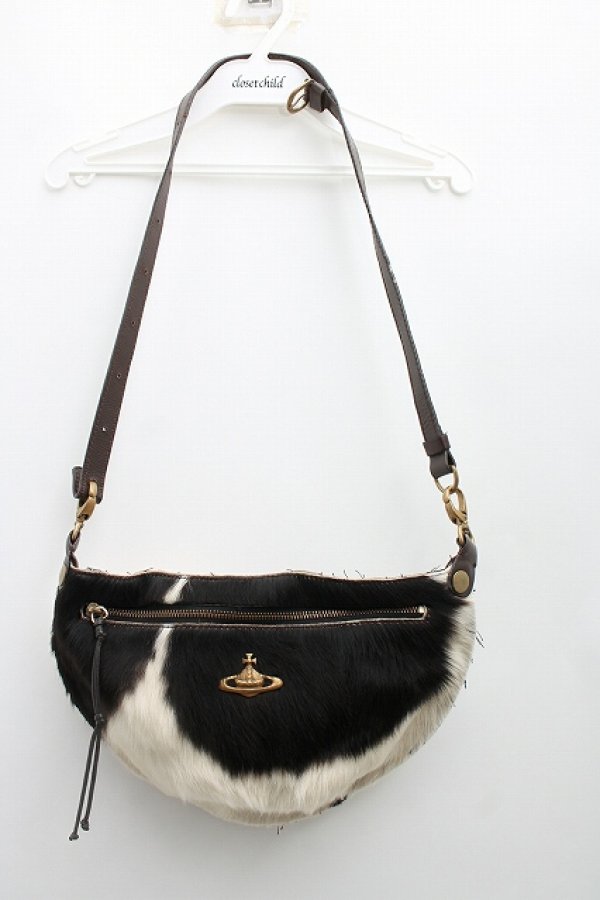 画像3: ANGLOMANIA 中古 / ハラコボディバッグ  茶  H-26-03-08-001-ba-OD-ZH (3)