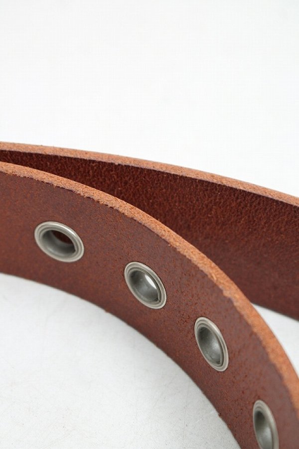 画像4: ヴィヴィアンウエストウッド 中古 / オーブ型押シベルト  茶  H-26-03-08-010-gd-OD-ZH (4)