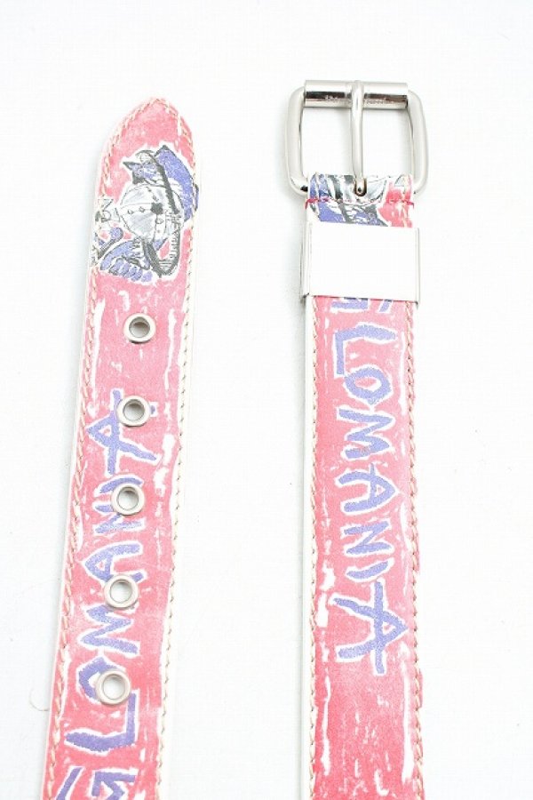 画像2: ヴィヴィアンウエストウッド 中古 / ANGLOMANIAptベルト  赤ｘ白  H-26-03-08-011-gd-OD-ZH (2)