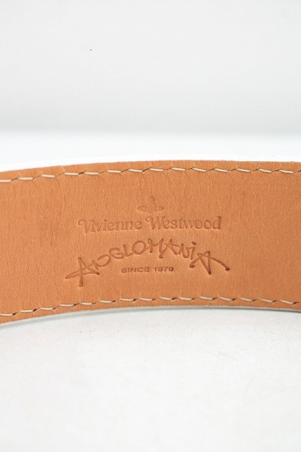 画像3: ヴィヴィアンウエストウッド 中古 / ANGLOMANIAptベルト  赤ｘ白  H-26-03-08-011-gd-OD-ZH (3)