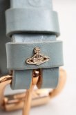 画像4: ヴィヴィアンウエストウッド 中古 / ロゴレザーベルト  サックス  H-26-03-08-012-gd-OD-ZH (4)