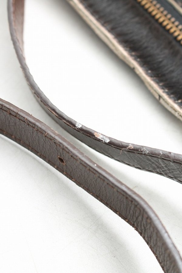 画像6: ANGLOMANIA 中古 / ハラコボディバッグ  茶  H-26-03-08-001-ba-OD-ZH (6)