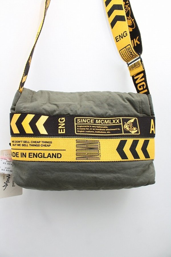 画像2: ANGLOMANIA 中古 / ダクトテープショルダーバッグ  カーキ  H-26-03-08-002-ba-OD-ZH (2)
