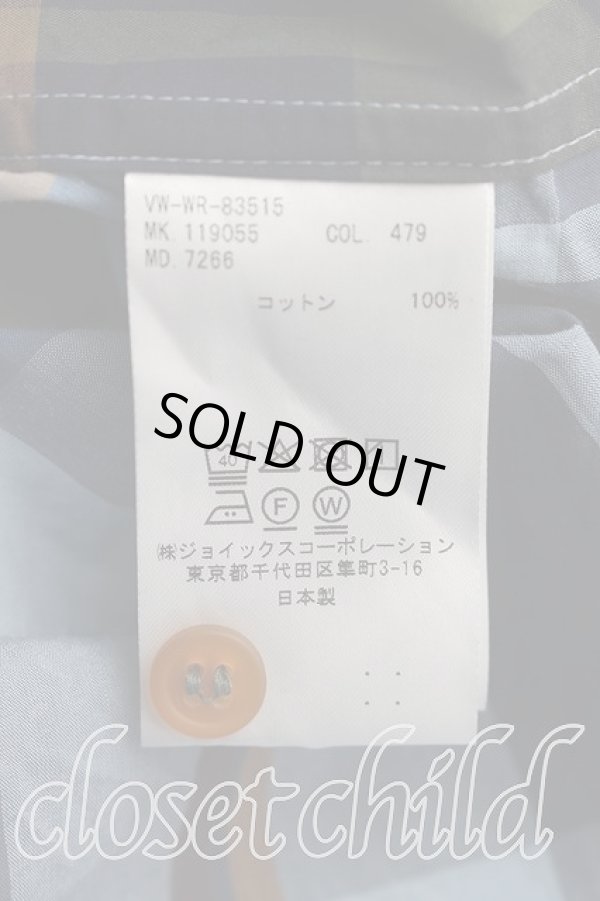 画像4: ヴィヴィアンウエストウッド MAN 中古 / タータンチェックシャツ 48（メンズL相当） 緑  H-26-03-08-024-bl-OD-ZH (4)
