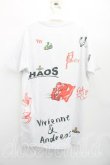 画像2: ヴィヴィアンウエストウッド 中古 / LOGOS　Tシャツ S 白  H-26-03-15-024-to-OD-ZH (2)