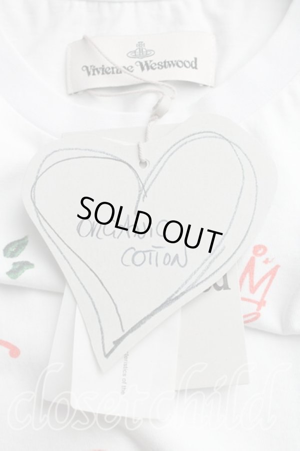 画像3: ヴィヴィアンウエストウッド 中古 / LOGOS　Tシャツ S 白  H-26-03-15-024-to-OD-ZH (3)