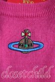画像6: ヴィヴィアンウエストウッド 中古 / カラーオーブ刺繍半袖サマーニット M ピンク  H-26-03-15-025-to-OD-ZH (6)