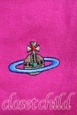 画像7: ヴィヴィアンウエストウッド 中古 / カラーオーブ刺繍カーディガン S ピンク  H-26-03-15-026-to-OD-ZH (7)