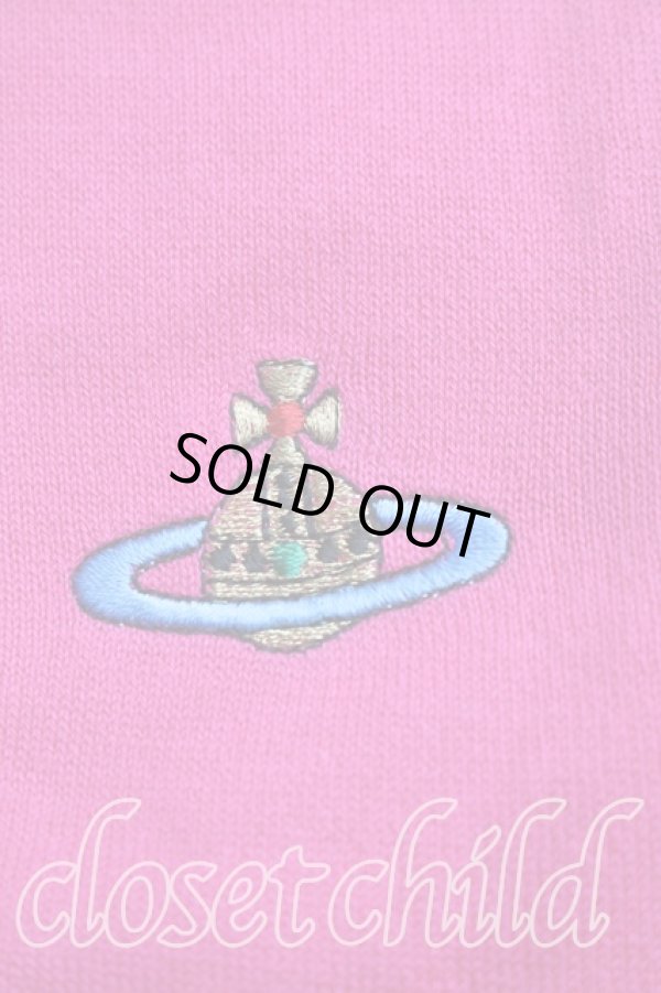 画像7: ヴィヴィアンウエストウッド 中古 / カラーオーブ刺繍カーディガン S ピンク  H-26-03-15-026-to-OD-ZH (7)