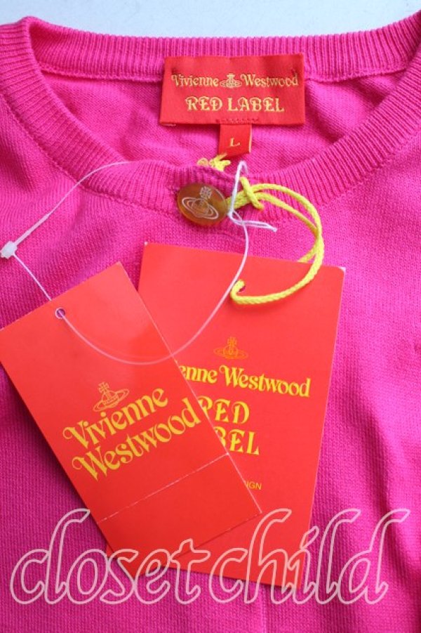 画像3: ヴィヴィアンウエストウッド 中古 / カラーオーブ刺繍カーディガン L ピンク  H-26-03-15-027-to-OD-ZH (3)