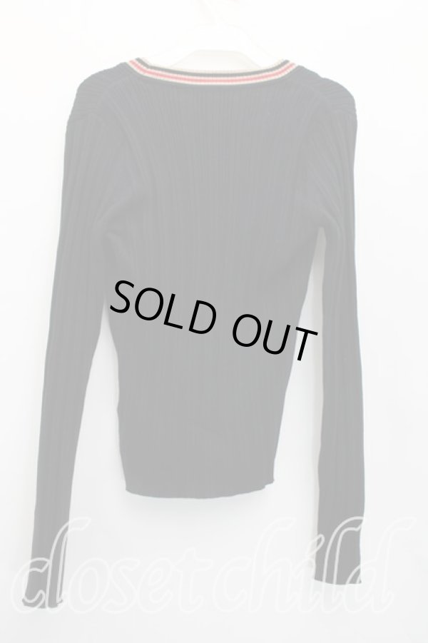 画像2: ヴィヴィアンウエストウッド 中古 / ステッチオーブカーディガン 00（ワンサイズ） 黒  H-26-03-15-028-to-OD-ZH (2)