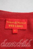 画像3: ヴィヴィアンウエストウッド 中古 / カラーオーブ刺繍サマーニット S 赤  H-26-03-15-029-to-OD-ZH (3)