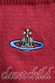 画像6: ヴィヴィアンウエストウッド 中古 / カラーオーブ刺繍サマーニット S 赤  H-26-03-15-029-to-OD-ZH (6)