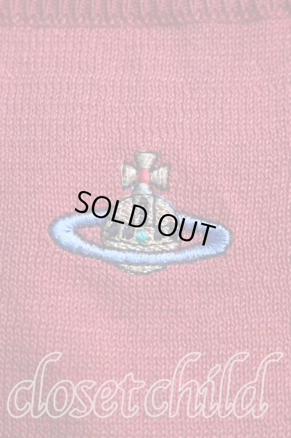 画像6: ヴィヴィアンウエストウッド 中古 / カラーオーブ刺繍サマーニット S 赤  H-26-03-15-029-to-OD-ZH (6)