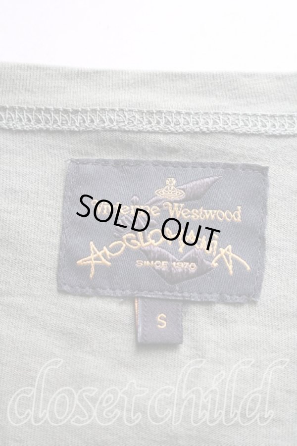 画像3: ANGLOMANIA 中古 / ヒストリックTシャツ S カーキ  H-26-03-15-030-to-OD-ZH (3)