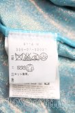 画像4: ヴィヴィアンウエストウッド 中古 / サテン柄変形トップス XS 水色  H-26-03-15-032-to-OD-ZH (4)