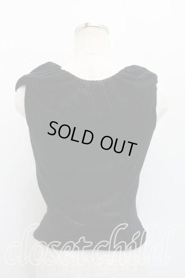 画像2: ヴィヴィアンウエストウッド 中古 / 別珍ウエストコート 38（7号相当） 黒  H-26-03-15-033-to-OD-ZH (2)