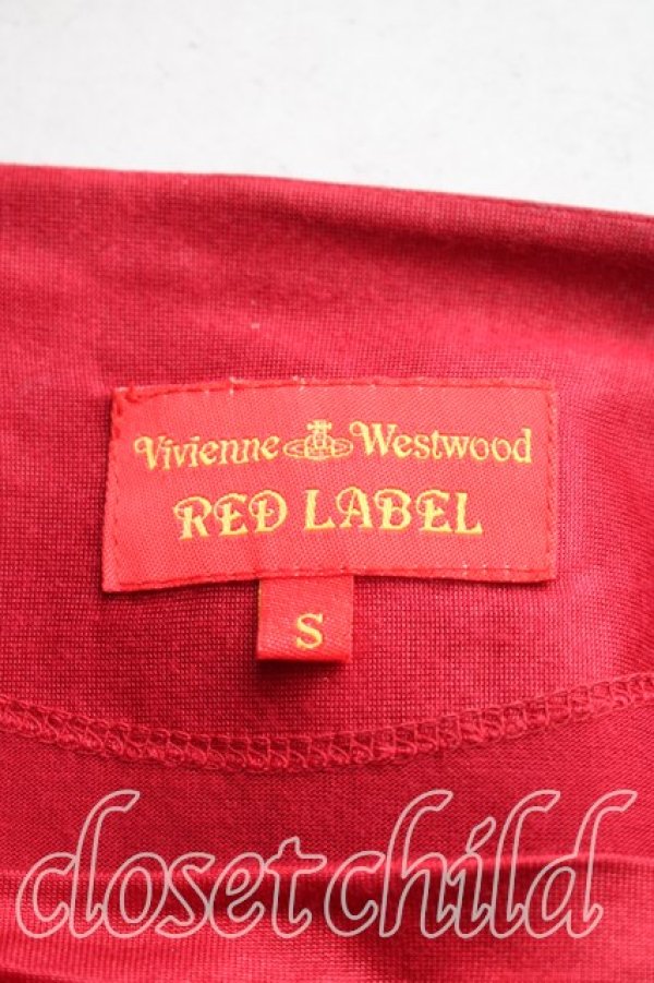 画像3: ヴィヴィアンウエストウッド 中古 / 変形カットソー S 赤  H-26-03-15-034-to-OD-ZH (3)